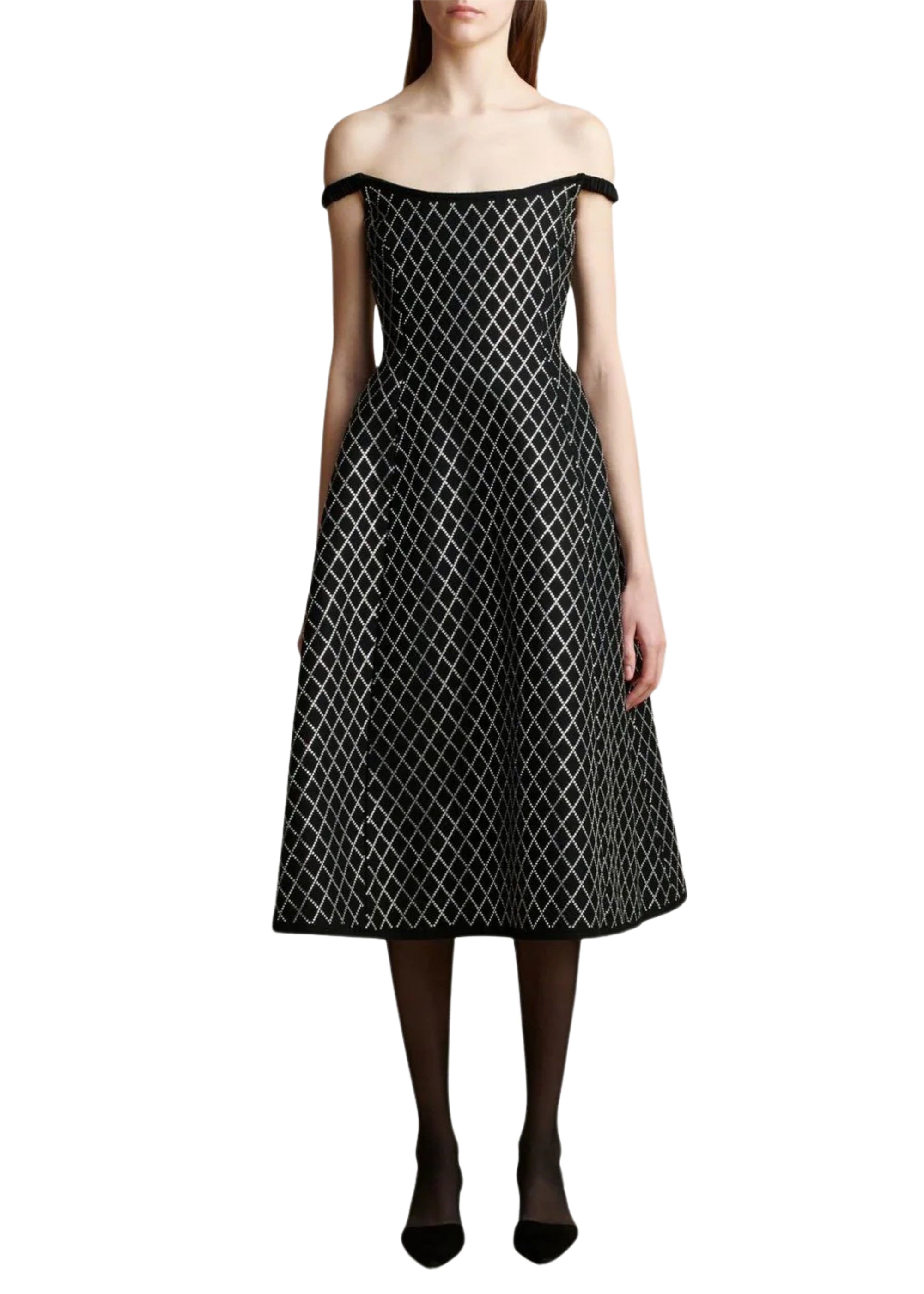 Robe Uma en laine - Black