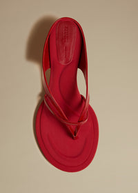 Sandales Monroe en cuir - Fire Red