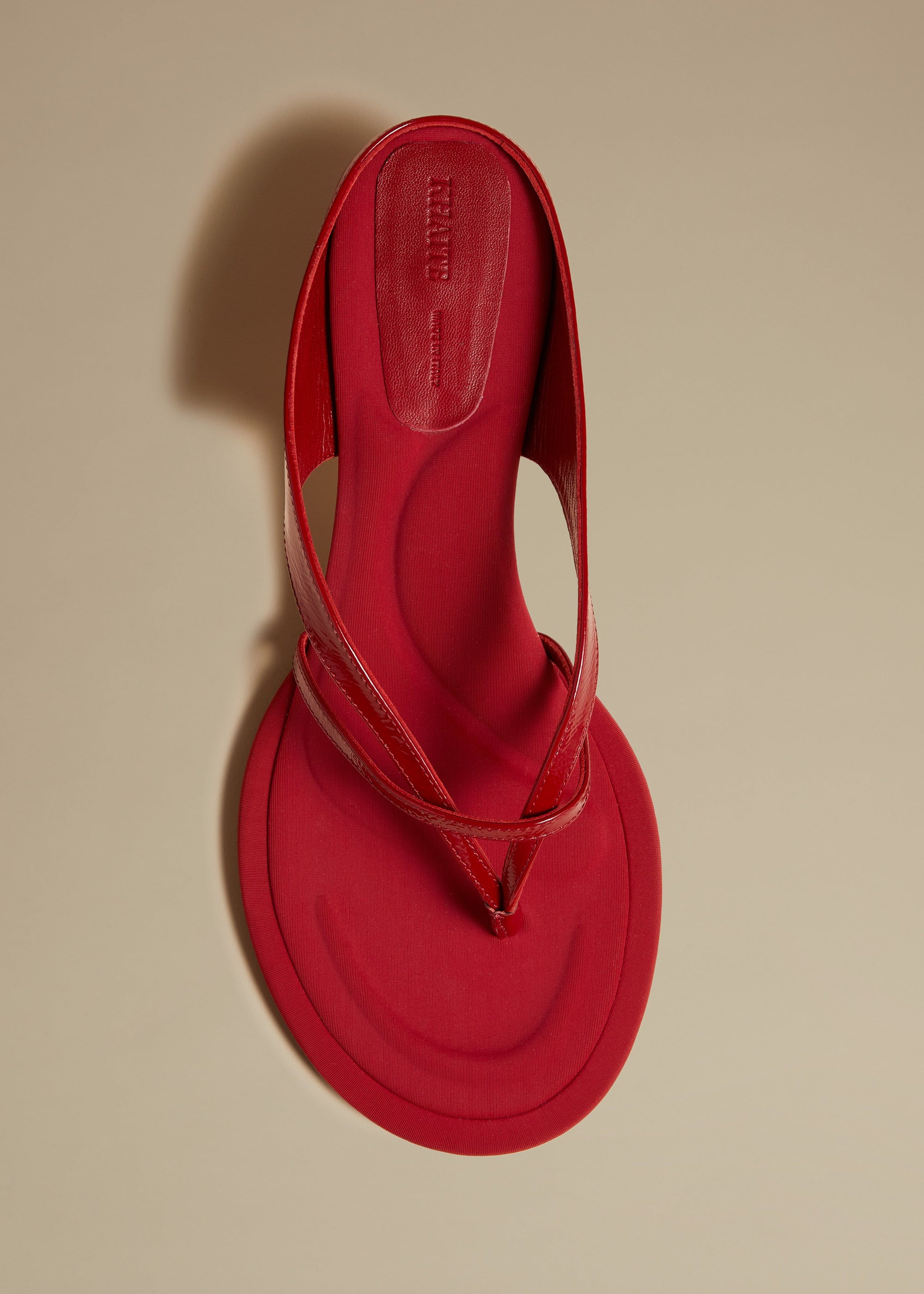 Sandales Monroe en cuir - Fire Red