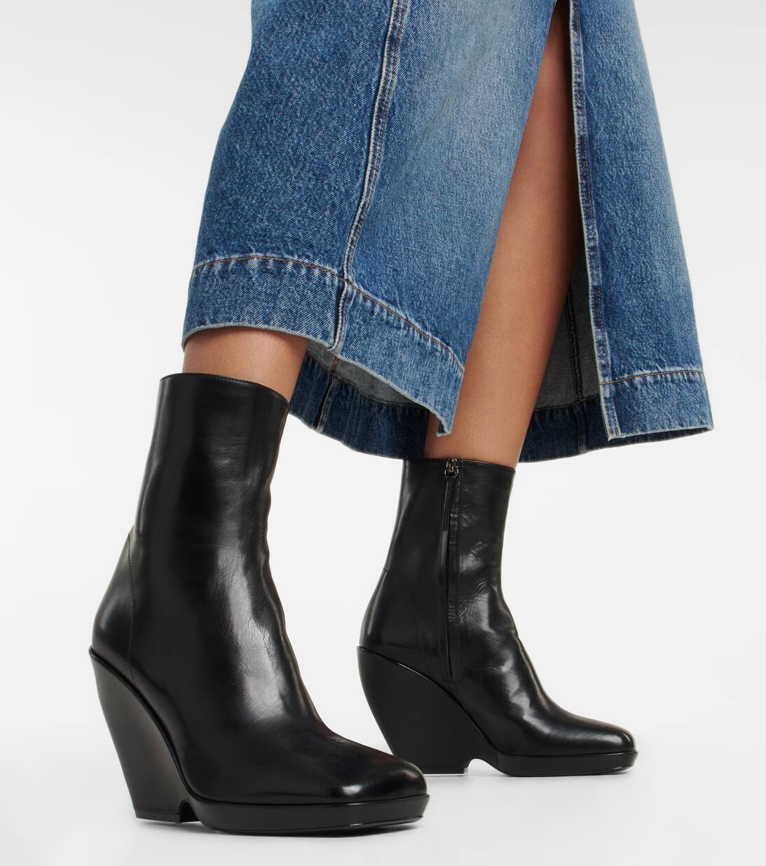 Bottines Morgan en cuir - Black