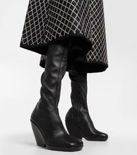 Cuissardes Morgan en cuir - Black