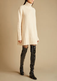 Pull Paola en cachemire - Custard