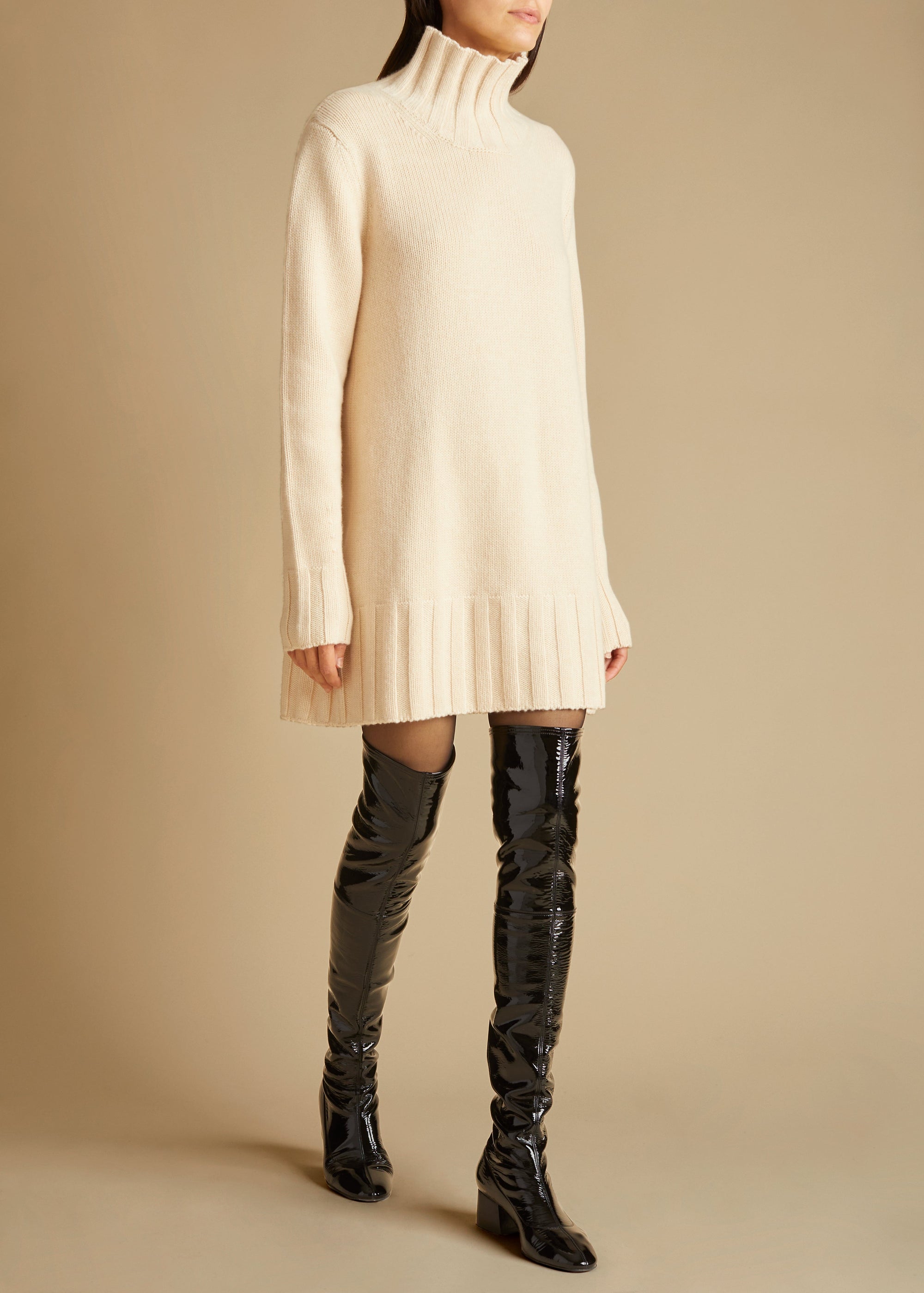 Pull Paola en cachemire - Custard
