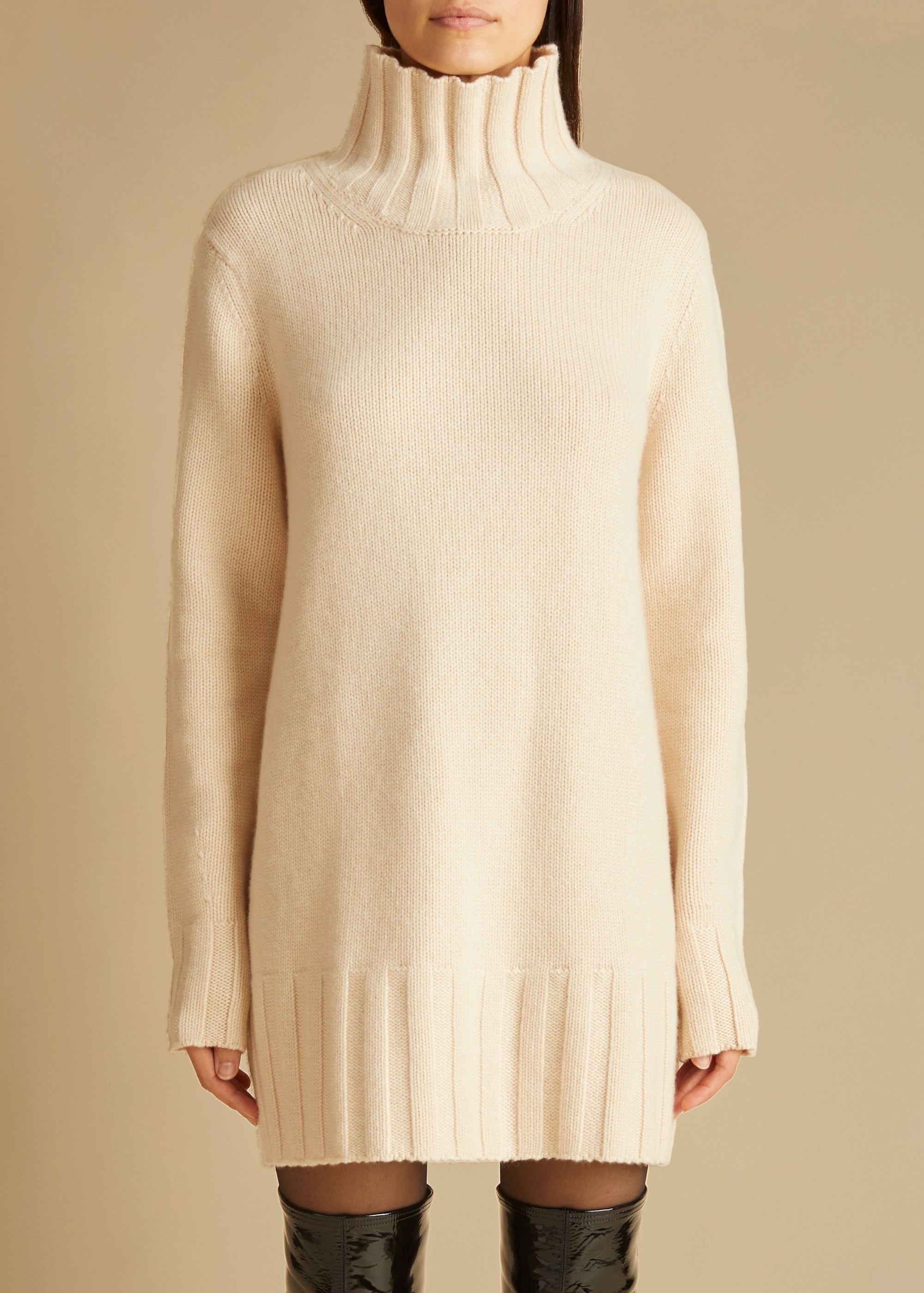Pull Paola en cachemire - Custard