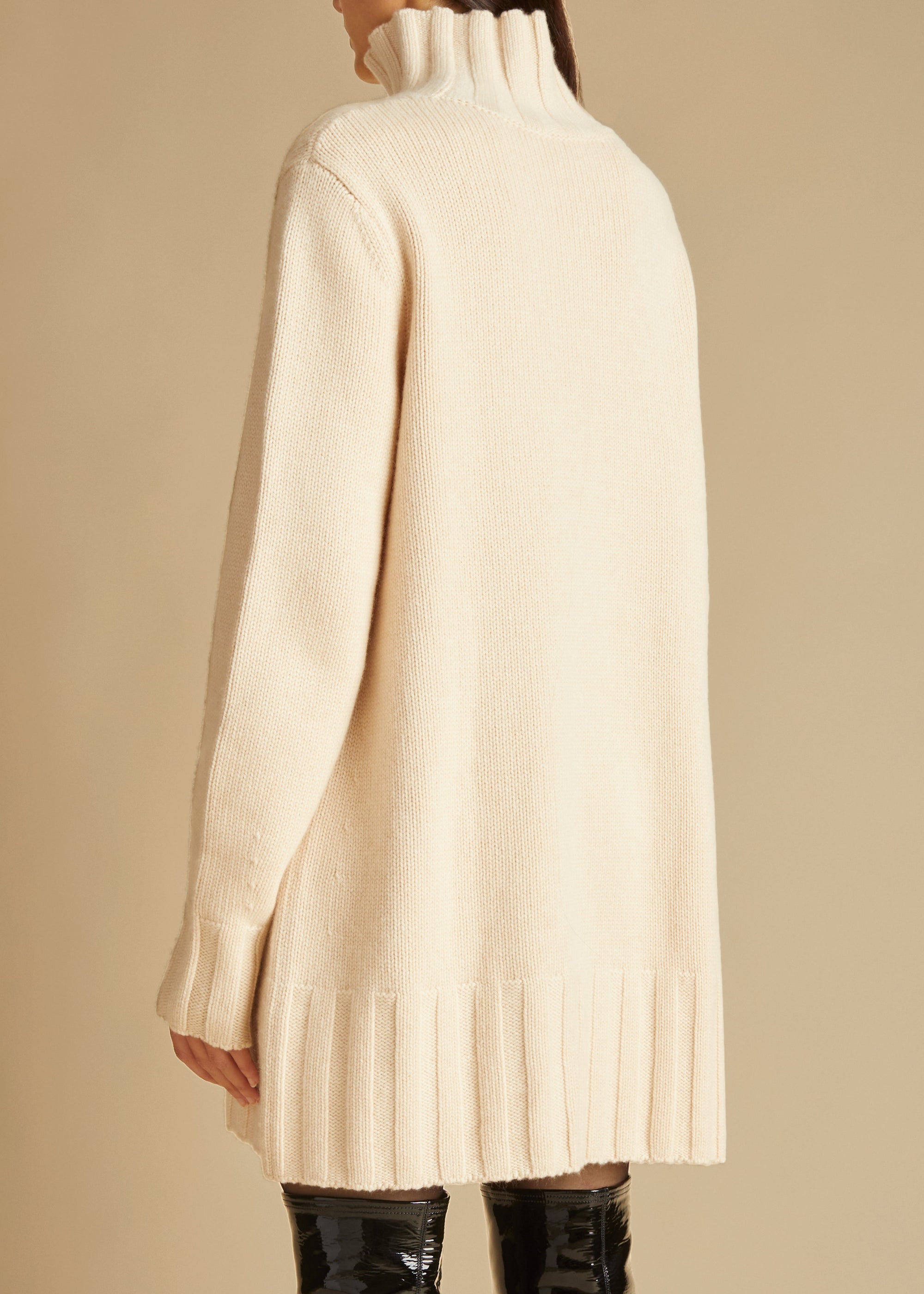Pull Paola en cachemire - Custard
