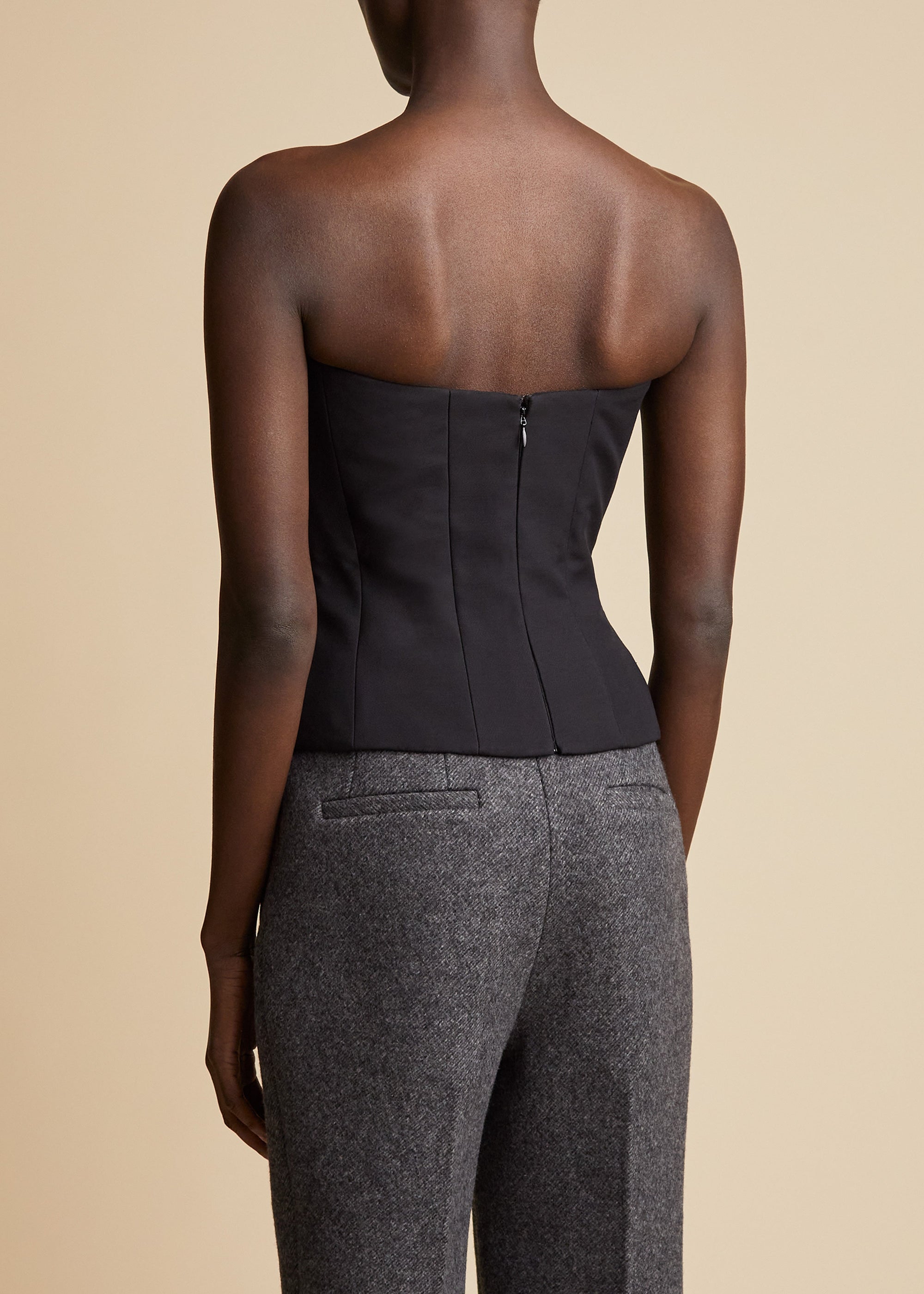 Top Prim en laine - Black
