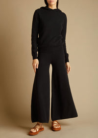 Pantalon Rachelle en cachemire - Black