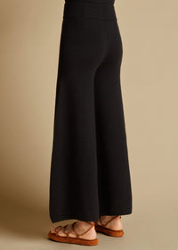 Pantalon Rachelle en cachemire - Black