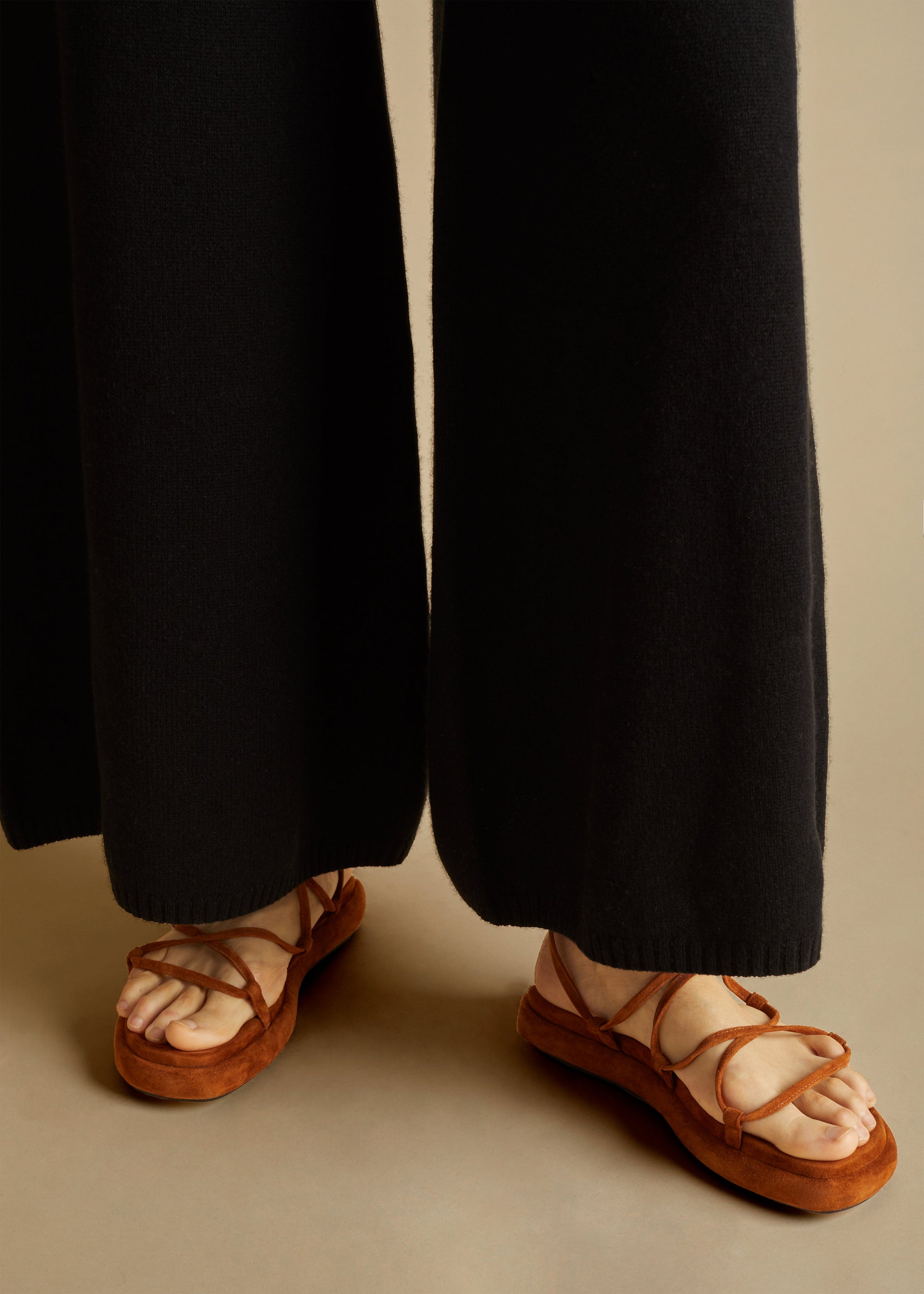 Pantalon Rachelle en cachemire - Black