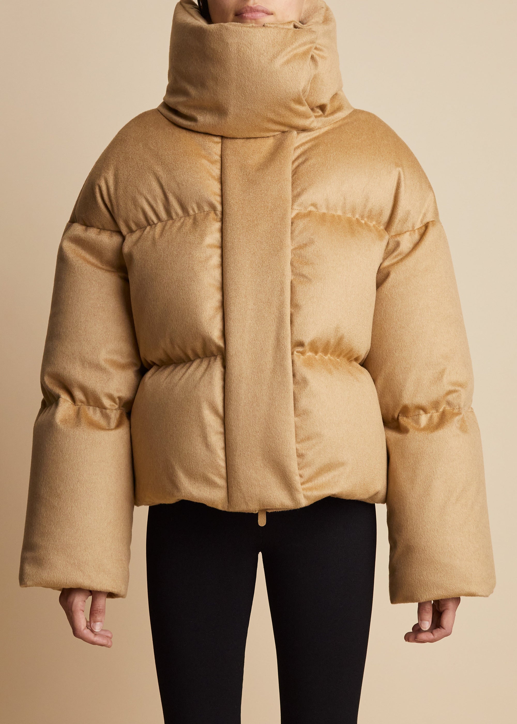 Veste Raphael en cachemire - Caramel