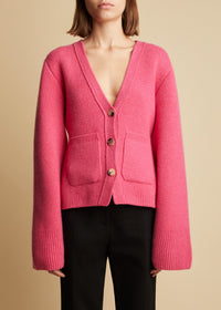 Cardigan Scarlet en cachemire - Taffy