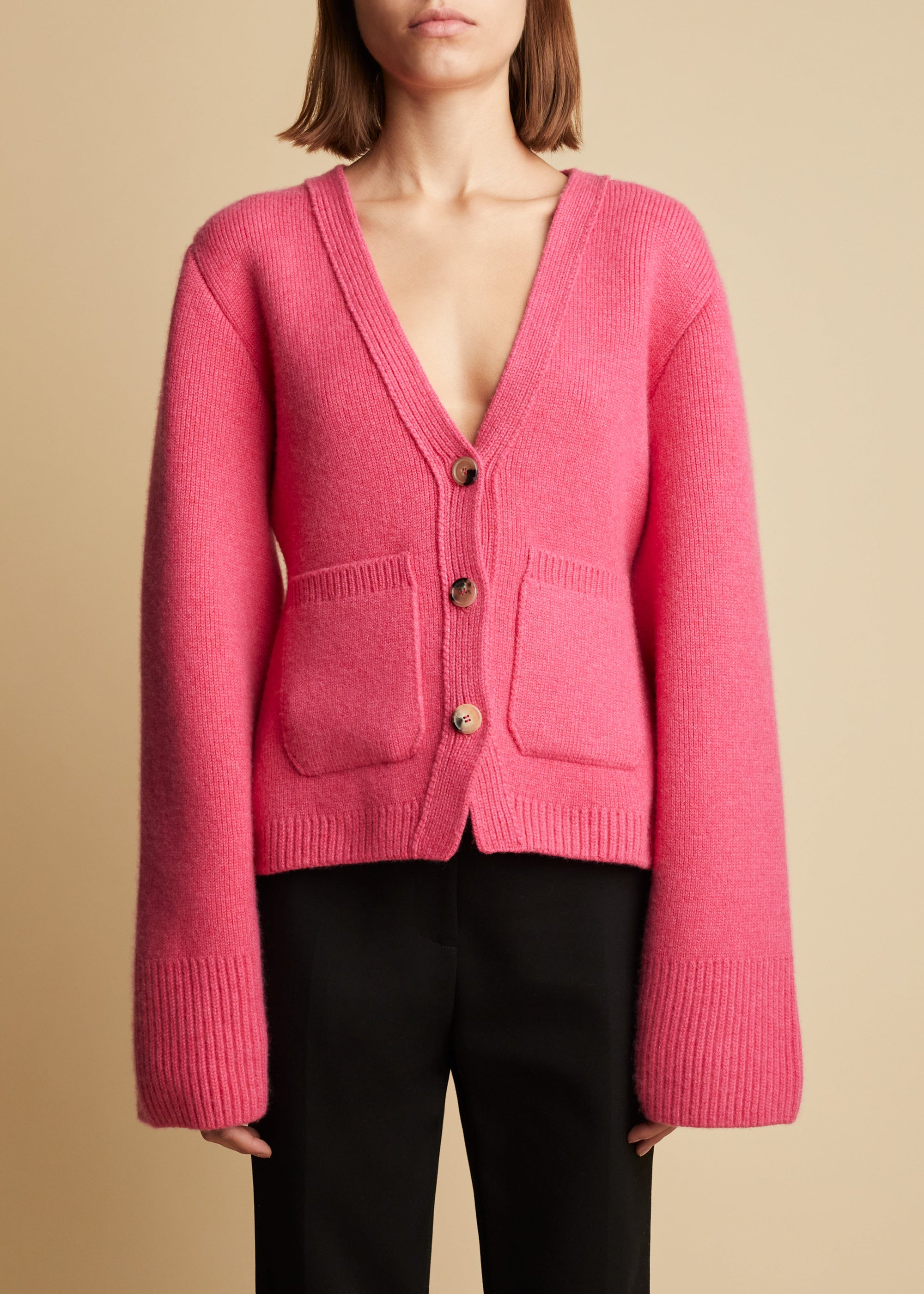 Cardigan Scarlet en cachemire - Taffy