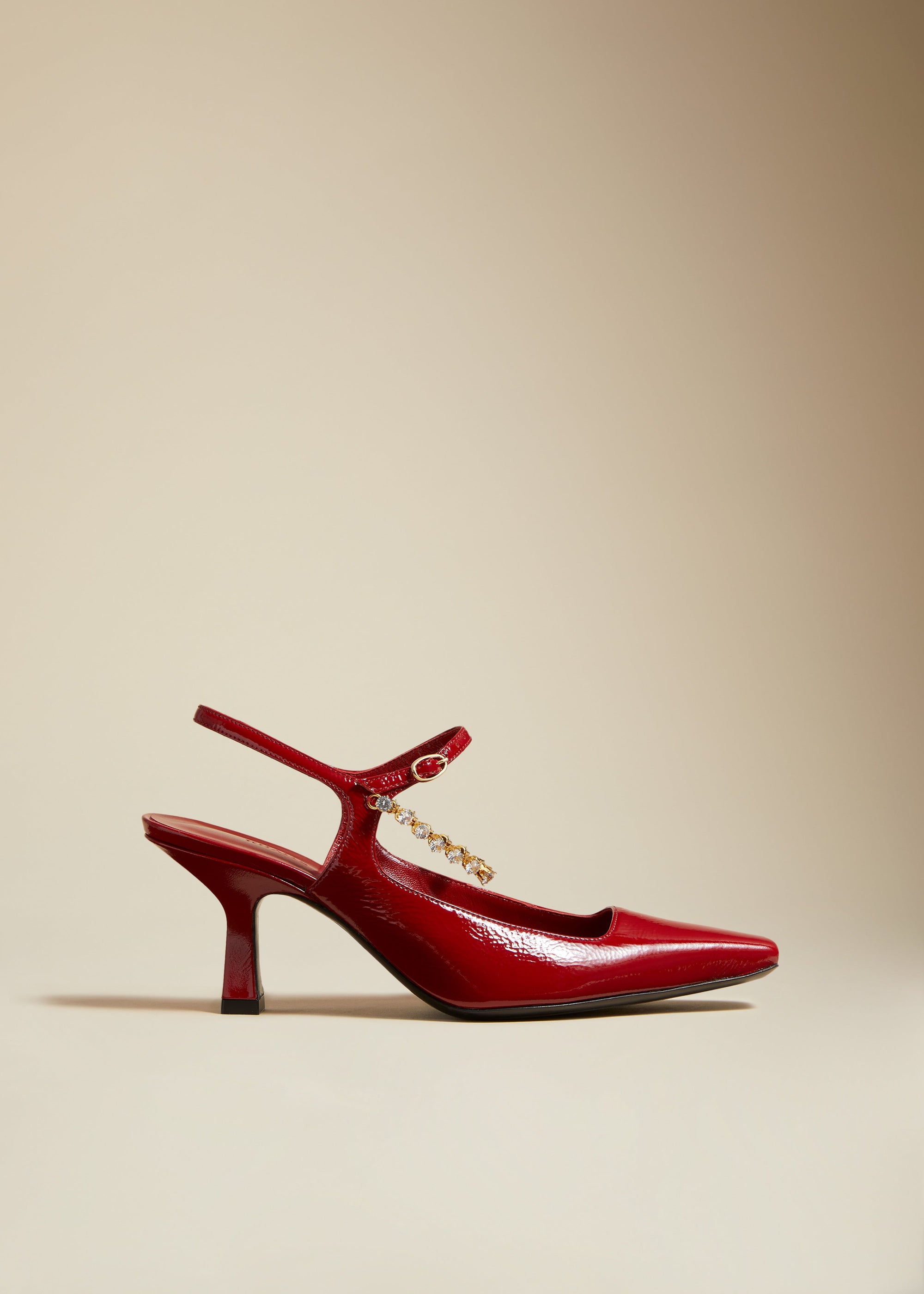 Escarpins Sidney en cuir - Fire Red