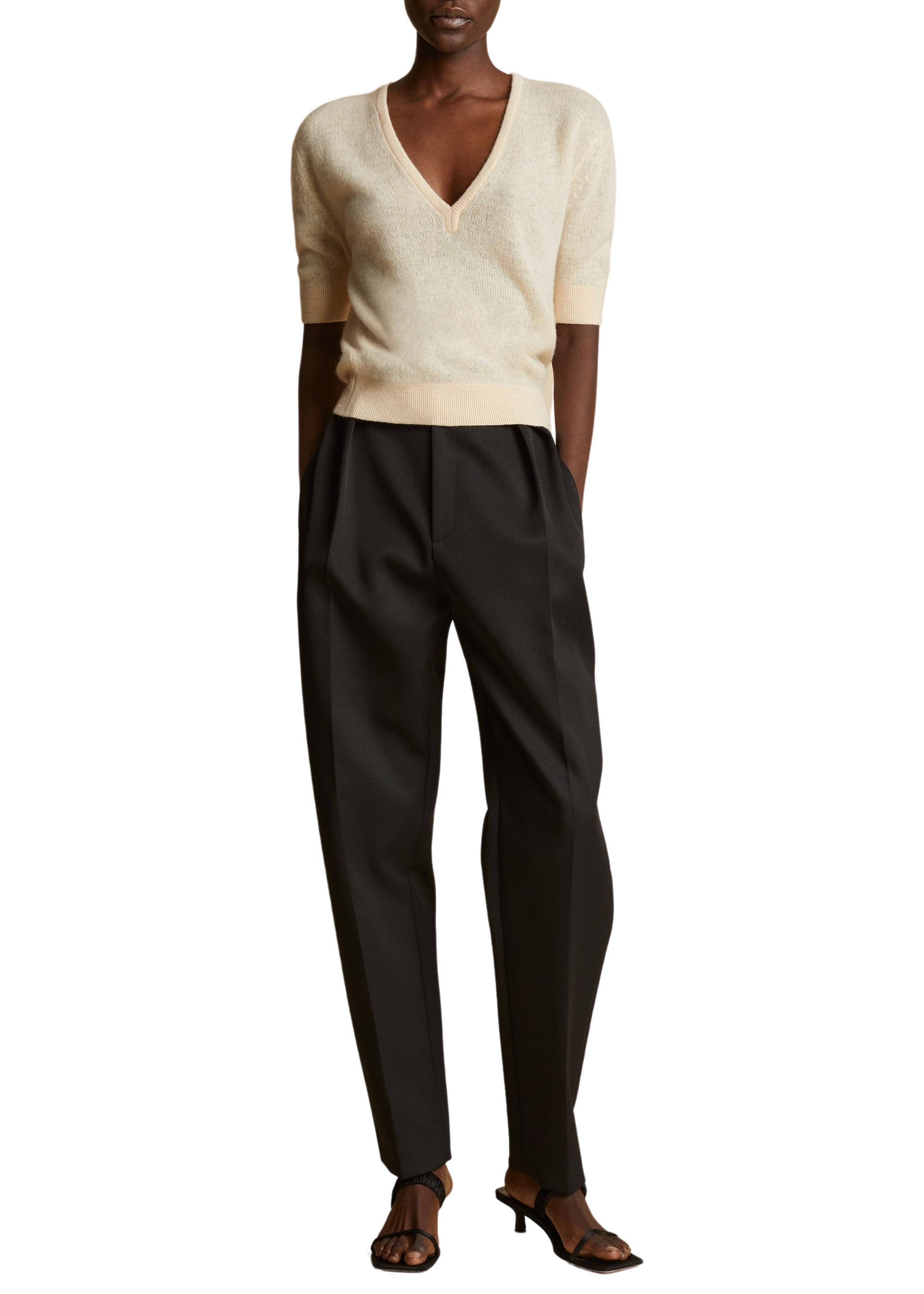 Pull Sierra en cachemire - Custard