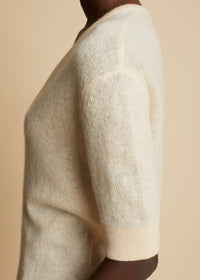Pull Sierra en cachemire - Custard