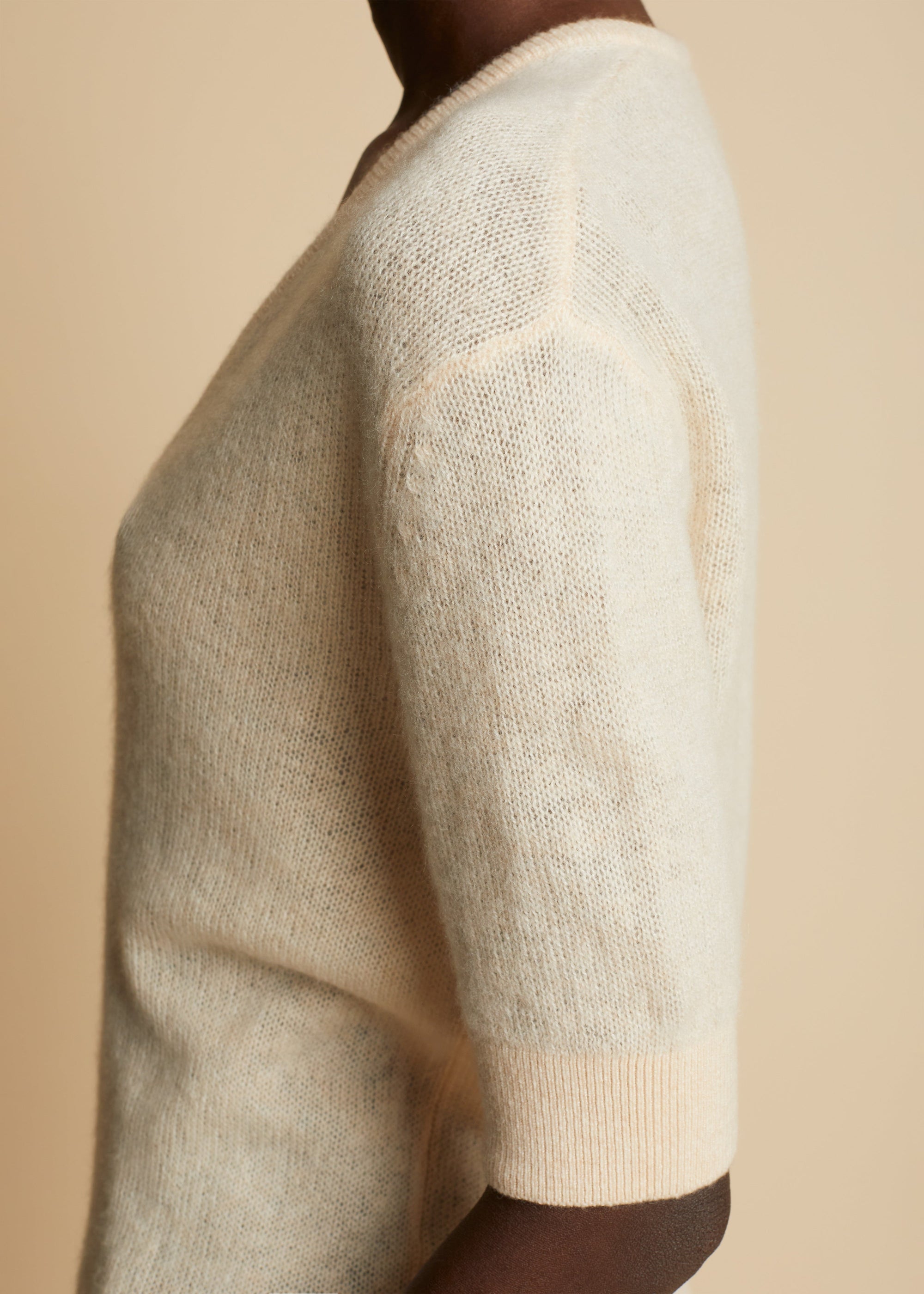 Pull Sierra en cachemire - Custard