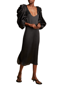Robe Silva en soie - Black