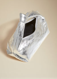 Petit sac à main Small en cuir - Silver