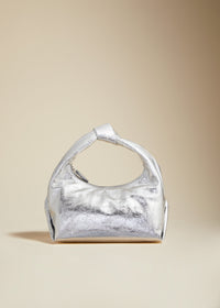 Petit sac à main Small en cuir - Silver