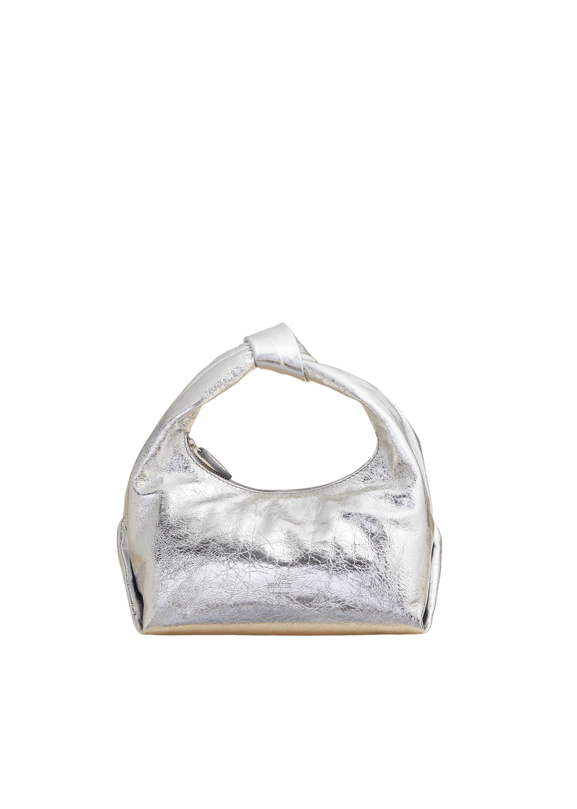 Petit sac à main Small en cuir - Silver