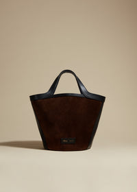 Petit cabas Nora en cuir - Coffee