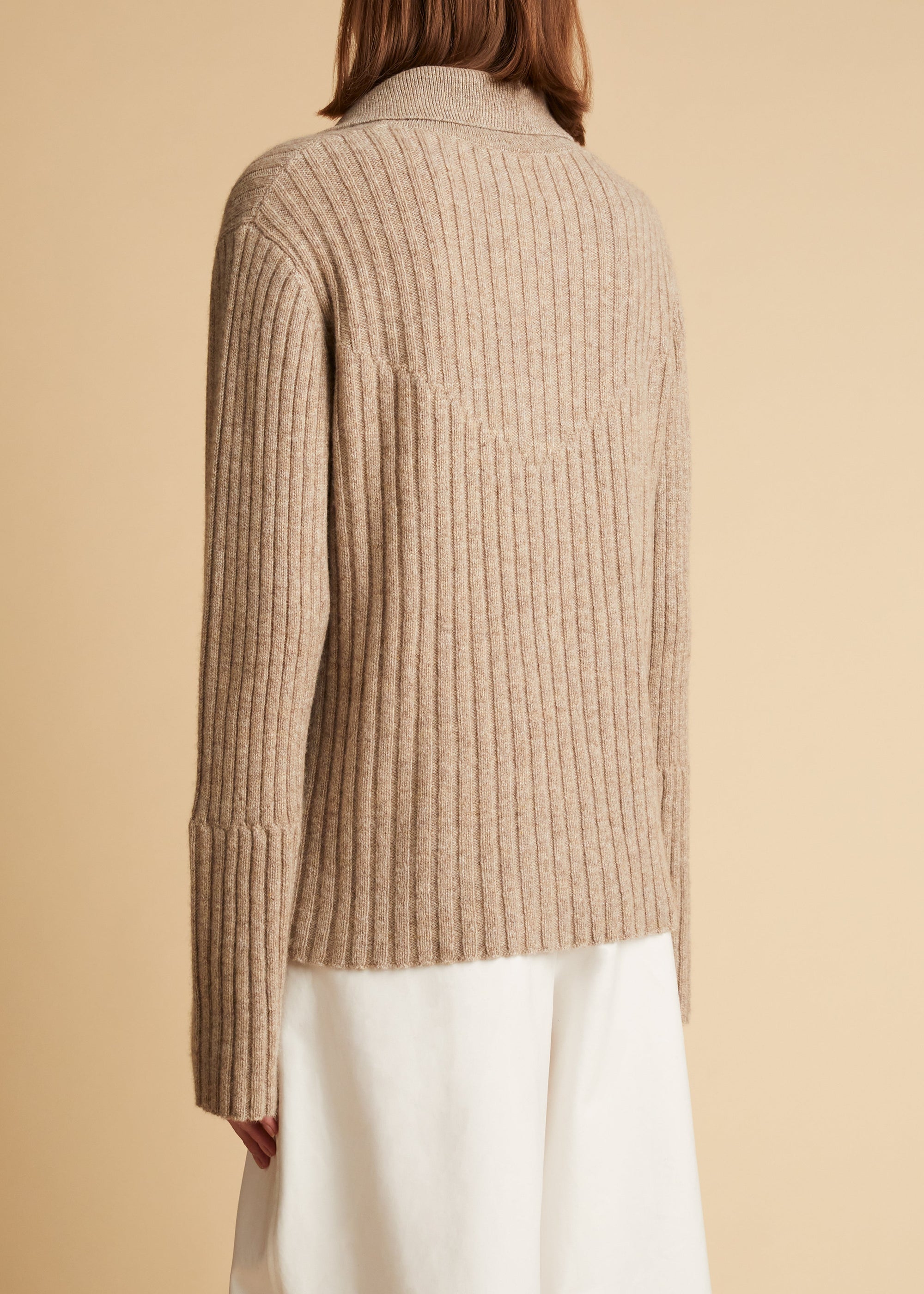 Pull Stella en cachemire - Sepia