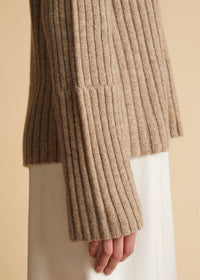 Pull Stella en cachemire - Sepia