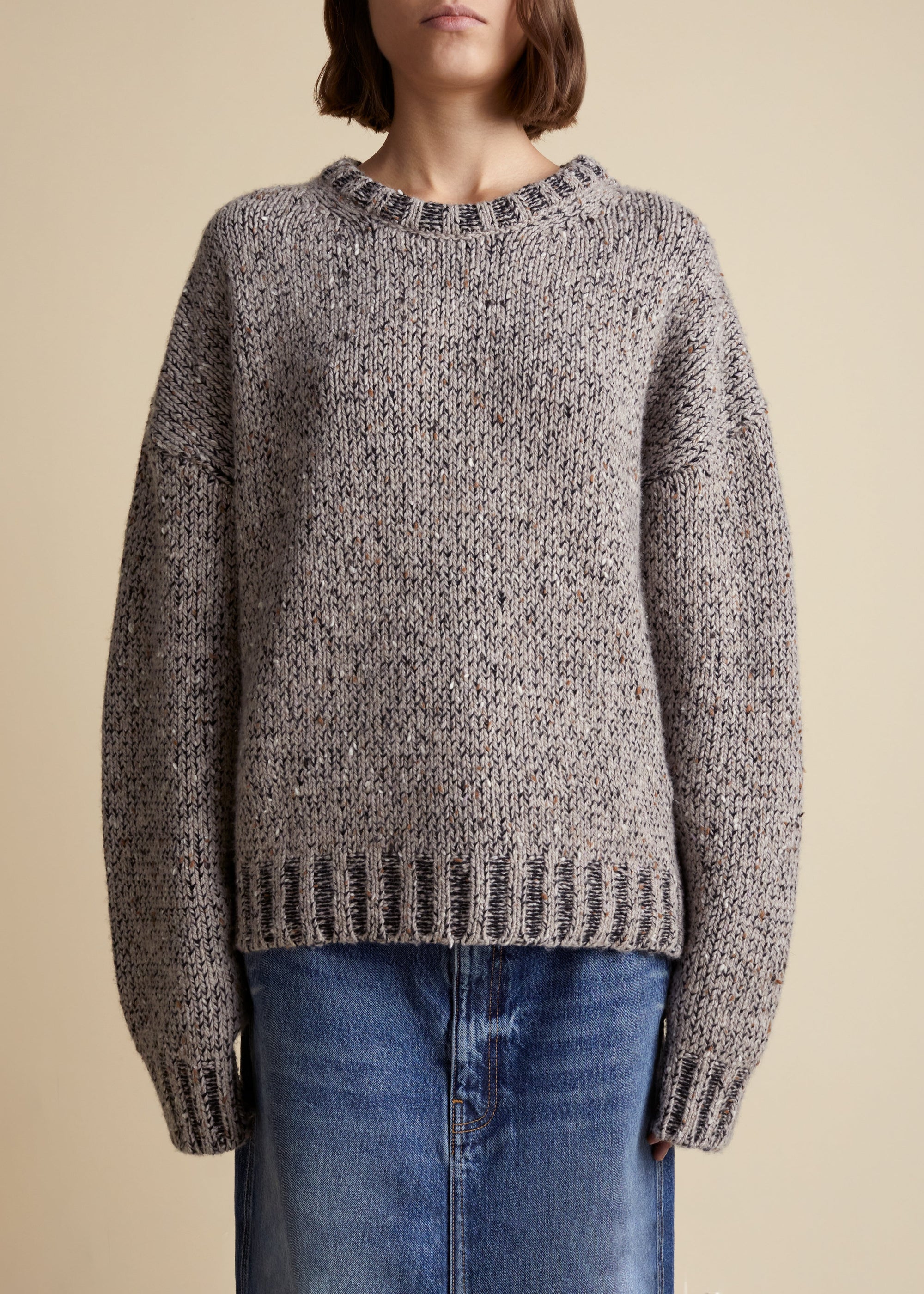 Pull Tabitha en cachemire - Biscuit