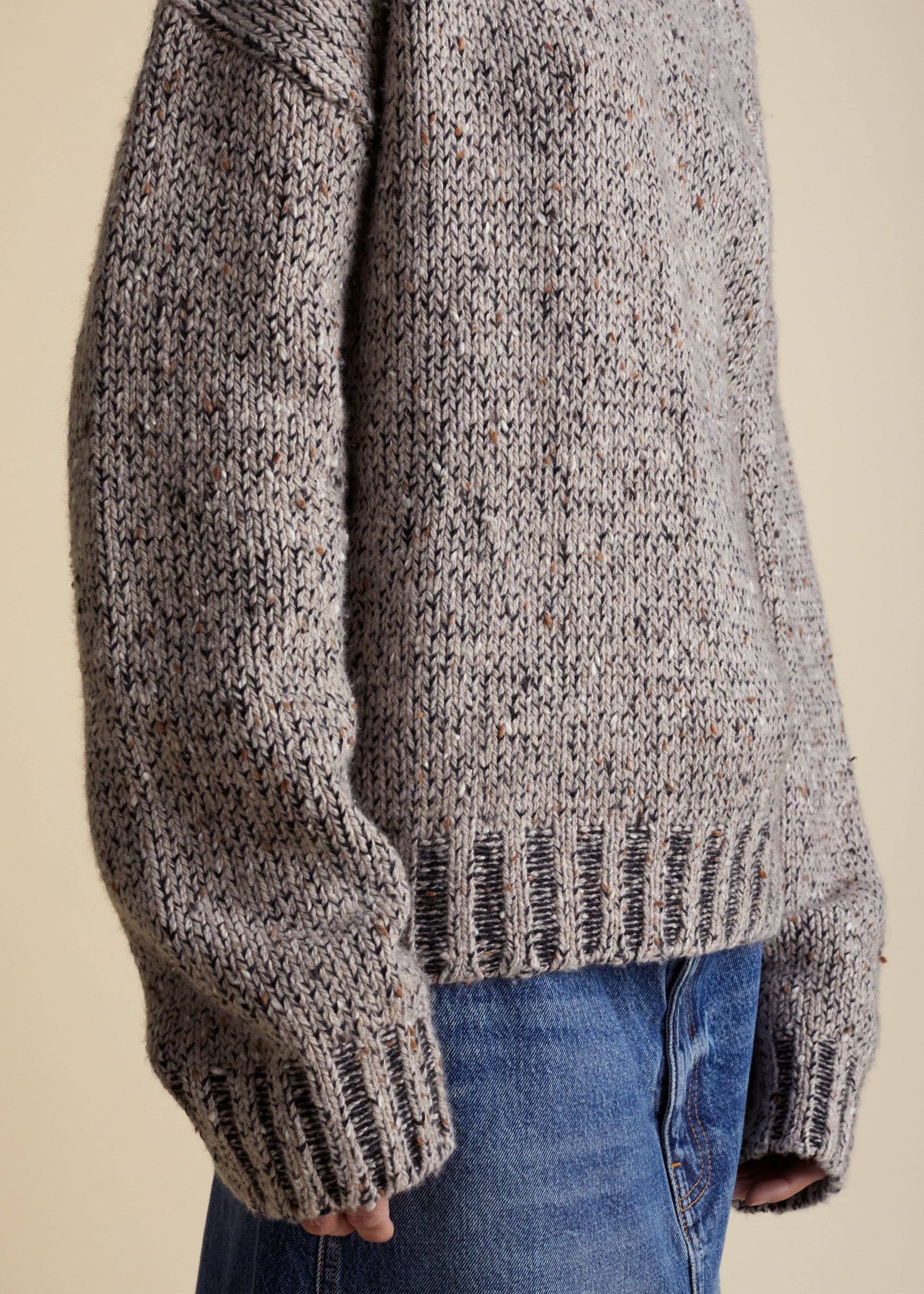 Pull Tabitha en cachemire - Biscuit