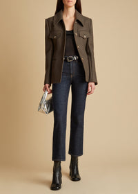 Veste Turley en laine - Army Melange