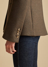 Veste Turley en laine - Army Melange