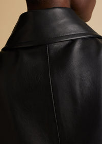 Veste Turley en cuir - Black