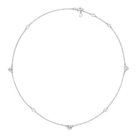 Collier Interlocked G en or blanc 18K & Diamants - White