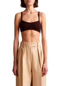 Bralette Vara en cachemire - Rosewood