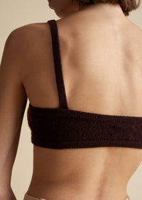 Bralette Vara en cachemire - Rosewood