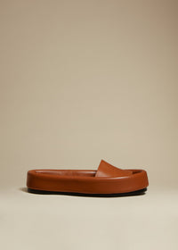Sandales Venice en cuir - Caramel