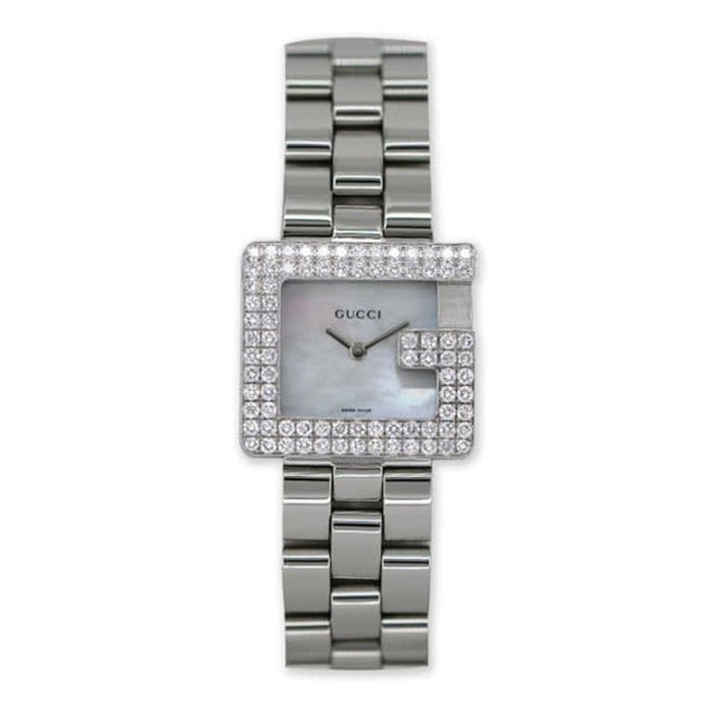 Montre à quartz 3600 en acier & Diamants - Silver