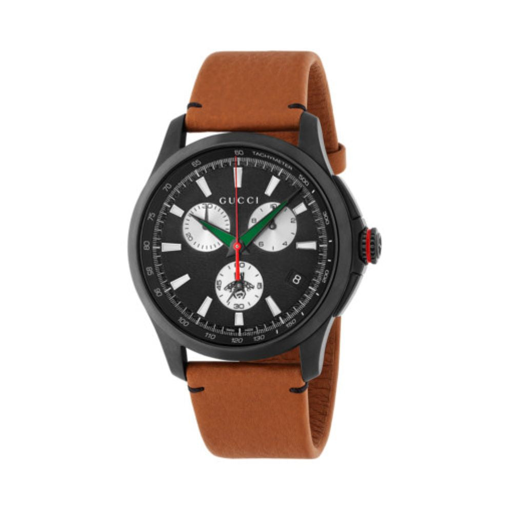 ZNO STOCK Montre à quartz G-Timeless en PVD noir - Black & Silver