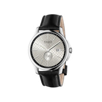 ZNO STOCK Montre automatique G-Timeless à cadran texturé en acier - Silver Diamante