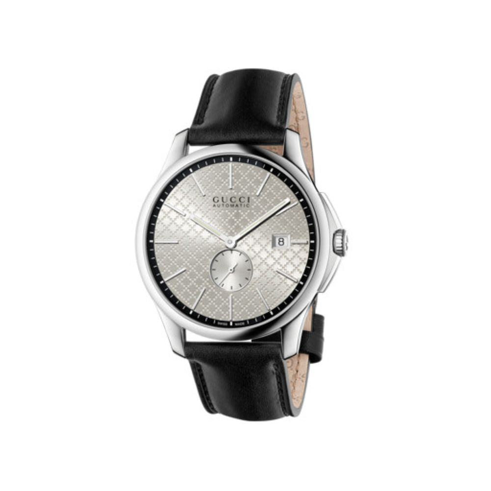 ZNO STOCK Montre automatique G-Timeless à cadran texturé en acier - Silver Diamante