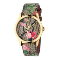 Montre à quartz G-Timeless Medium en plaqué or - Pink