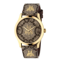 Montre à quartz G-Timeless en plaqué or - Beige & Bee