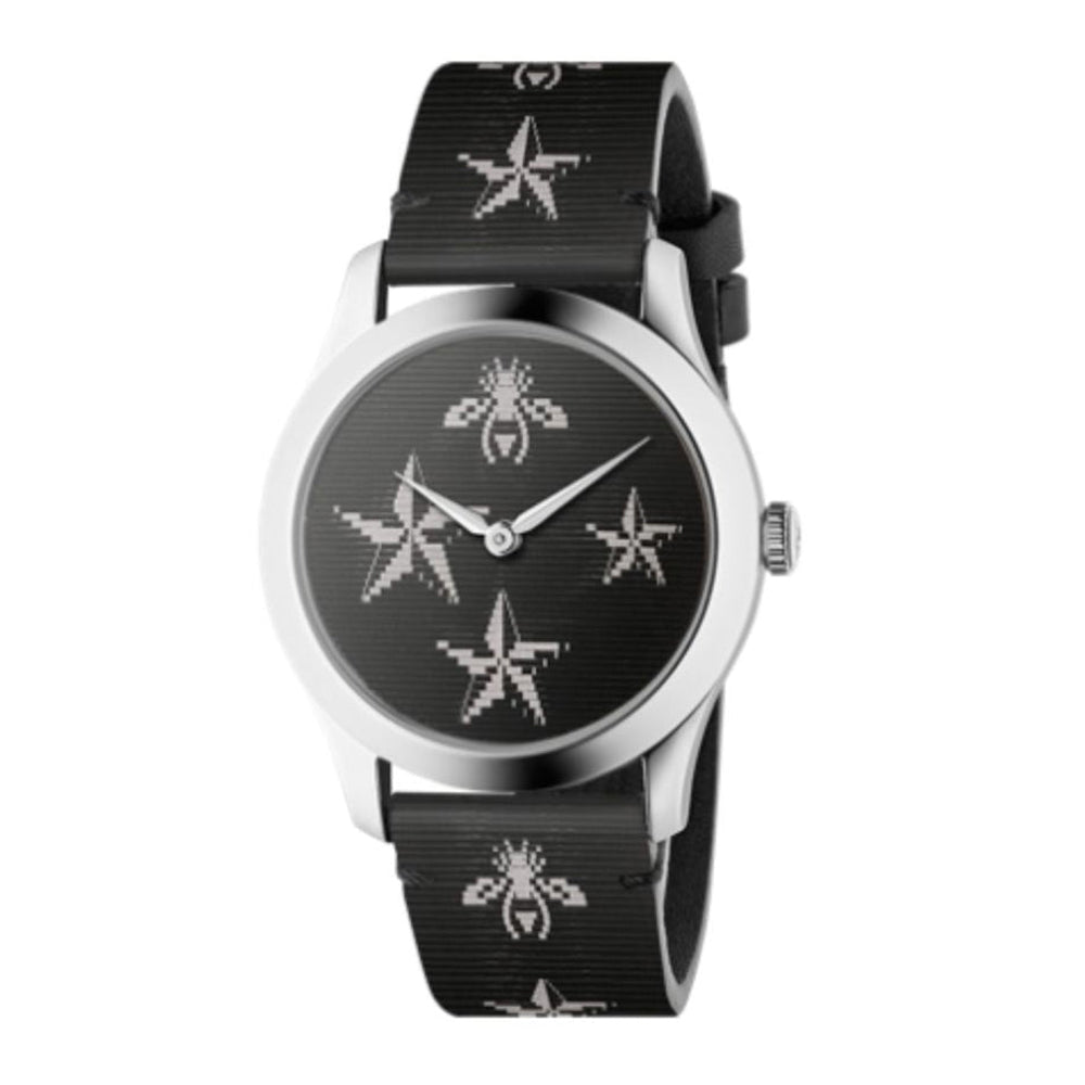 Montre à quartz G-Timeless Stars en acier - Black, Bee & Stars