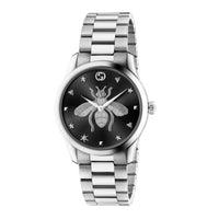 Montre à quartz G-Timeless à cadran abeille en acier - Black Sunbrush