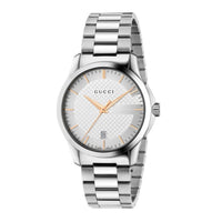 Montre à quartz G-Timeless Medium en acier - Silver