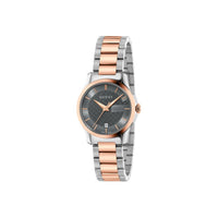 ZNO STOCK Montre à quartz G-Timeless en acier & or rose PVD - Anthracite
