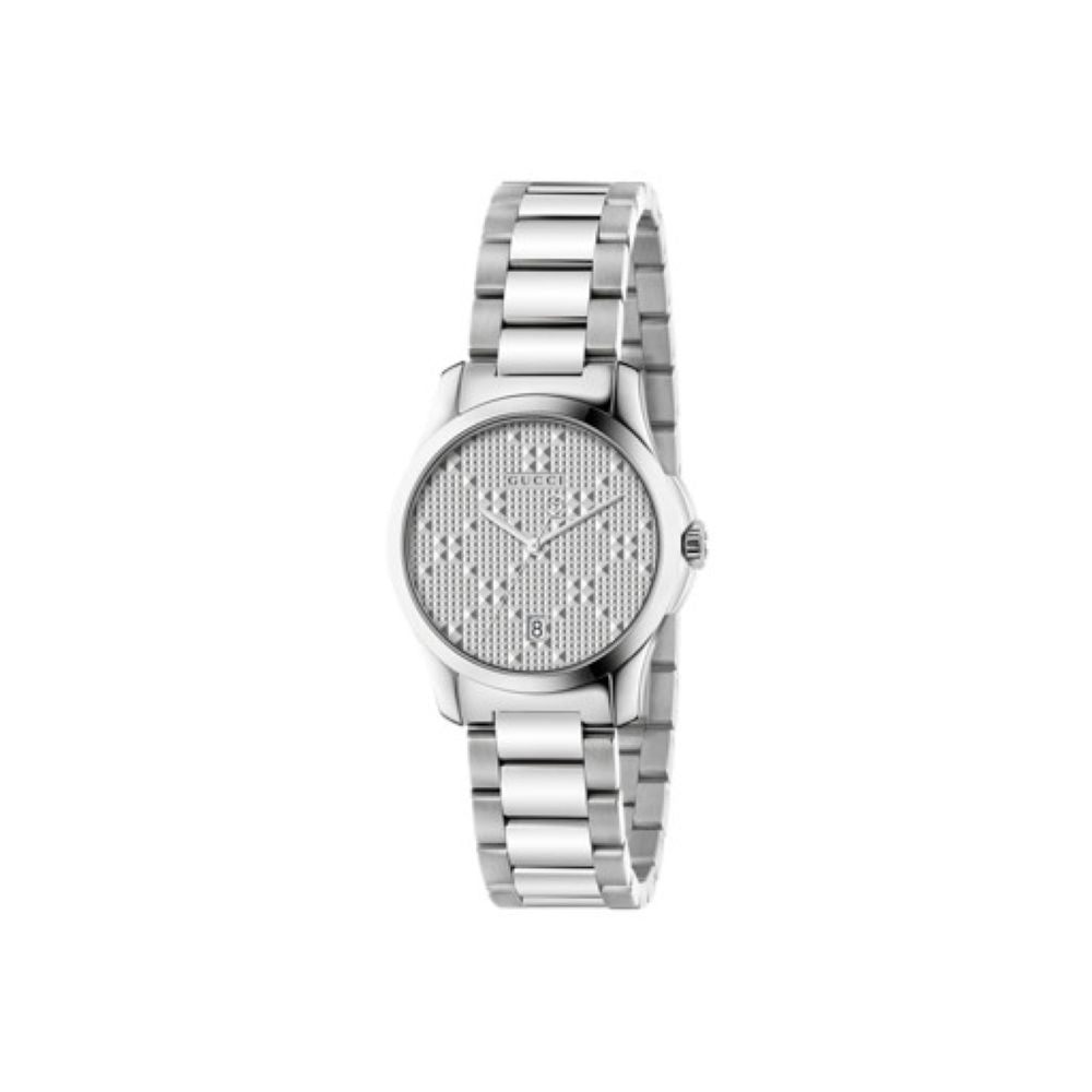 ZNO STOCK Montre à quartz G-Timeless en acier - New Silver