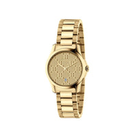 ZNO STOCK Montre à quartz G-Timeless en or jaune PVD - Light Yellow