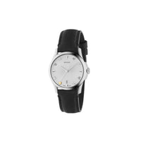 ZNO STOCK Montre à quartz G-Timeless à index motif en acier - Guilloche Silver