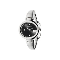 ZNO STOCK Montre à quartz Guccissima Large en acier - Black